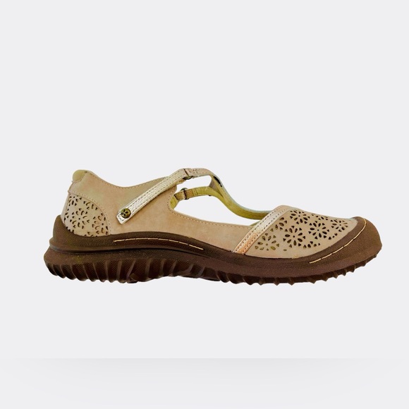 Jambu: Creek, sandals, Mary Jane, tan and gold tone, new with tags. - Picture 6 of 9